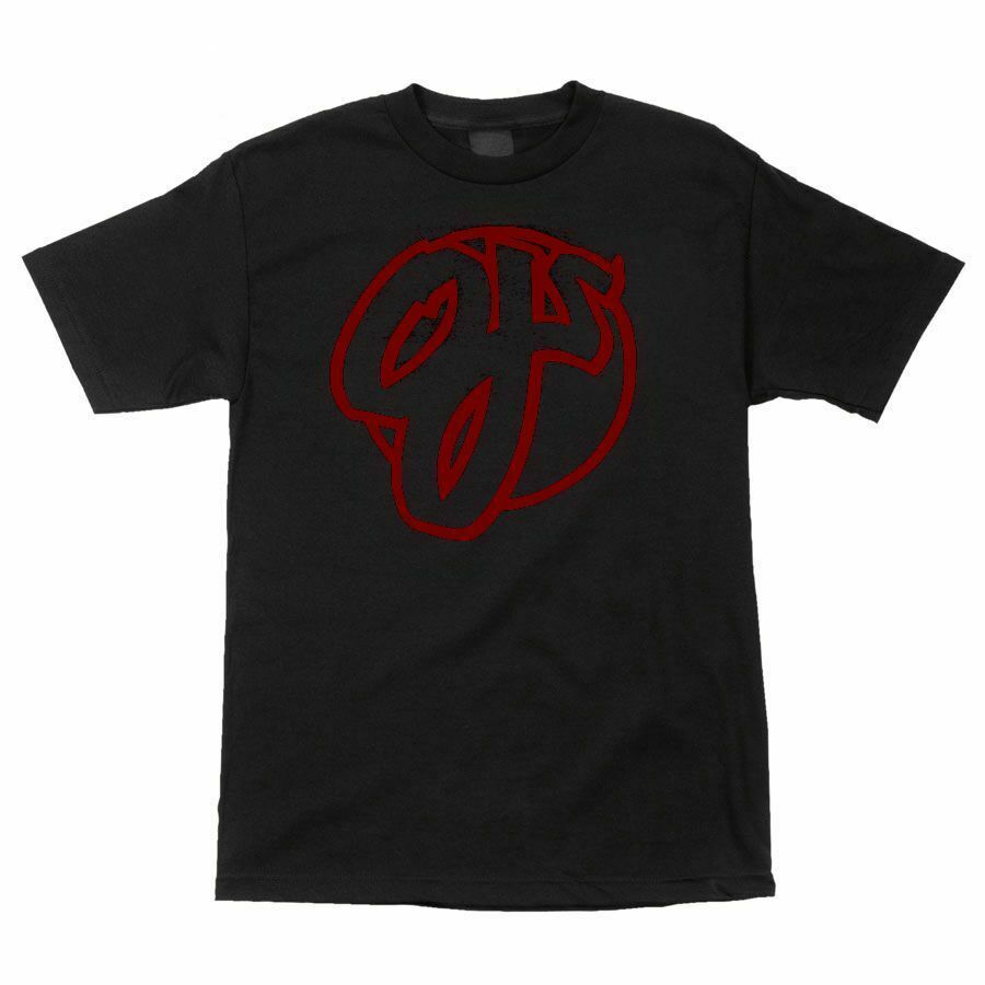 Santa Cruz OJ Wheels OJS OG OUTLINE LOGO Skateboard T Shirt BLACK Unisex T-Shirt