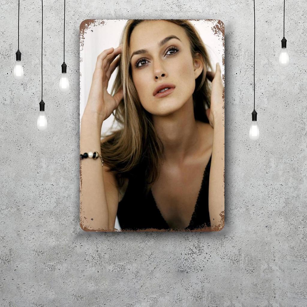 keira knightley Decor Vintage Metal Signs Tin Signs Captain Poster Decor for Bar Pub Club Man Cave Wall Decoration