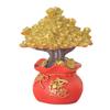 Money Coin Tree Bonsai Small Fortune Tree Desktop Ornament Home Decoration Synthetic Resin for