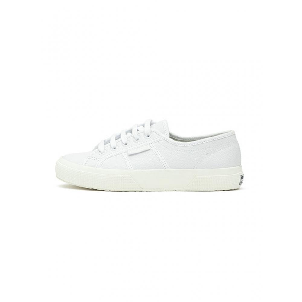 Superga 2750 Кожаная сумка Tumble White S009vh0adh