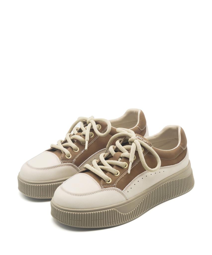 Кеды с шипами Vintage Washing 5 см из коровьей кожи -Va9065 (2Цвет)