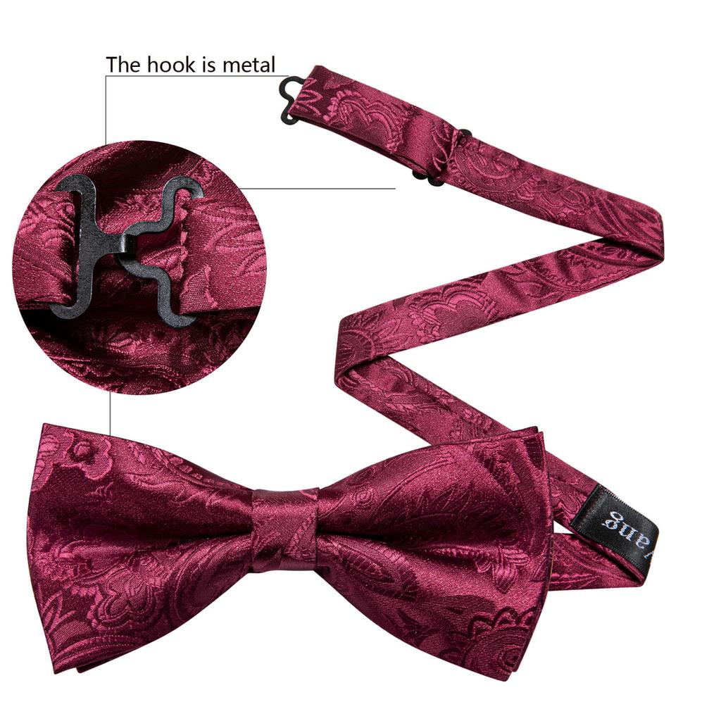 9 цветов галстук для мужчин тканый атласный галстук-бабочка с цветочным принтом карманный квадратный комплект запонок официальная свадьба