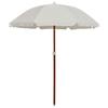 VidaXL Garden Parasol with Steel Pole, Patio Sunshade, Sun Shelter, Backyard Terrace Parasol 47798