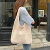 Tote Bag Knit Bag Mesh Hollowed Out Women's Shoulder Bag Woven Bag Handbag