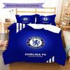 Chelsea F Pattern Bedding,Quilt Set Quilt Cover Pillowcase Home Birthday Gift(1 * duvet cover + 2 * pillowcase, without core)