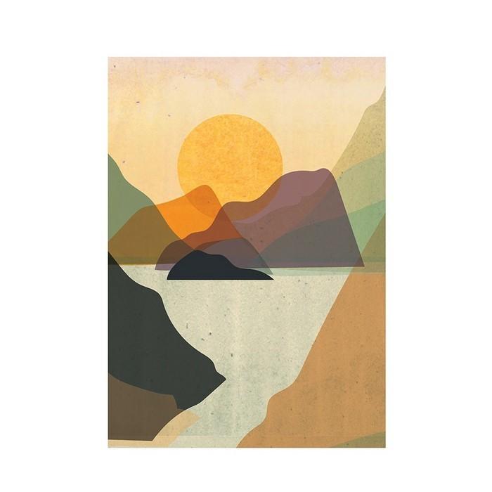 Nicola Evans Paper Sunset Print