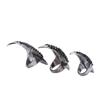 Cool Rock New Brand Crystal Rhinestones Eagle Claw Hook Ring Exquisite Gothic Punk Finger Nail