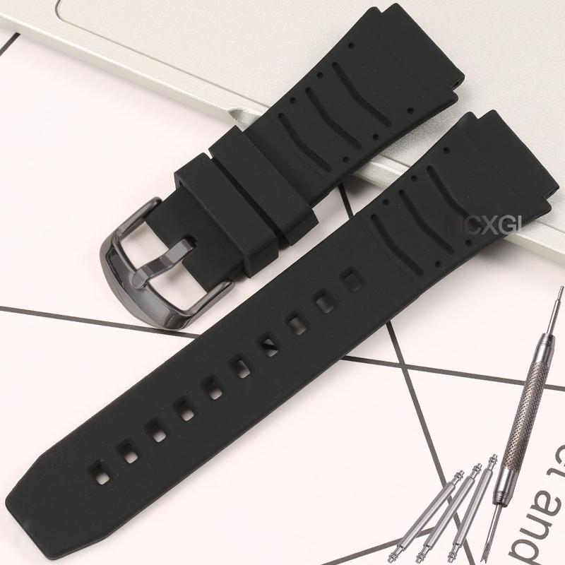Мужской силиконовый ремешок для часов, замена, подходит для Casio PRG-80 PAG-80 PRW-1000 PRW-1100, резиновые ремешки для часов, браслет
