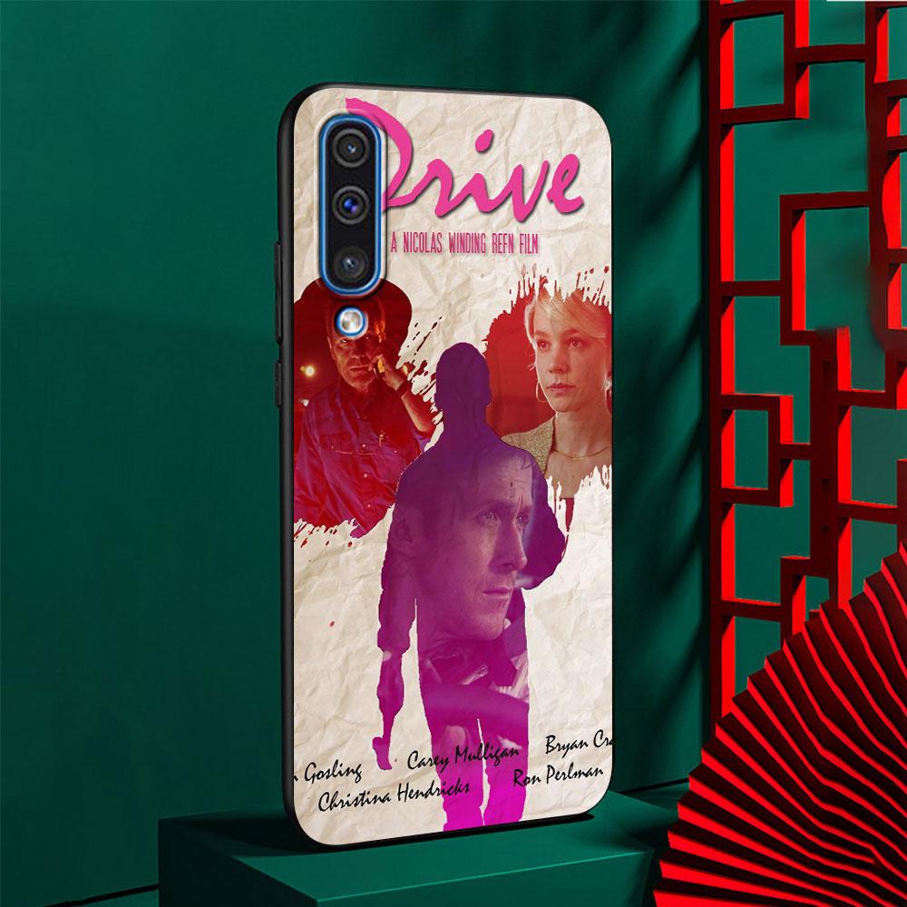 Movie Drive Ryan Gosling Art Case for Samsung Galaxy A10s A50 A50s A02s A03s A20 A30 A20e A70 A70s A20s TPU Black Phone Cover