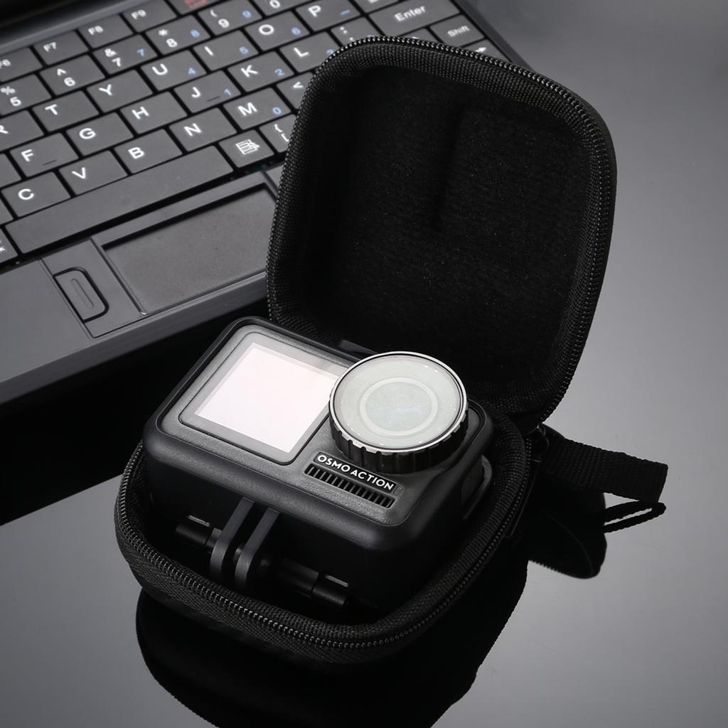 PULUZ PU349 For DJI OSMO Action/GoPro/Xiaomi/Yi Mini Storage Bag Carbon Fiber EVA Organizer