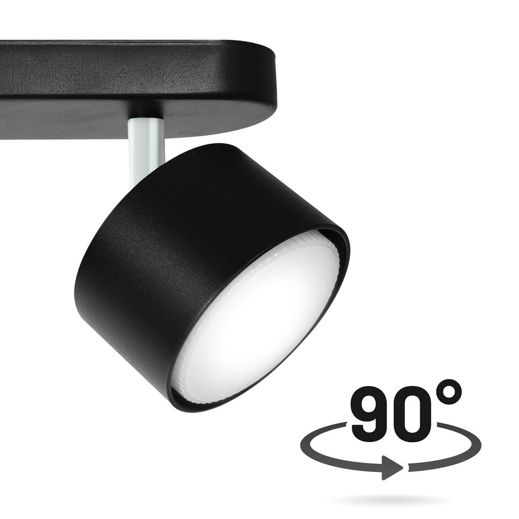Lampa Punktowa Led Heckermann 8795316A Czarna 3X Głowica