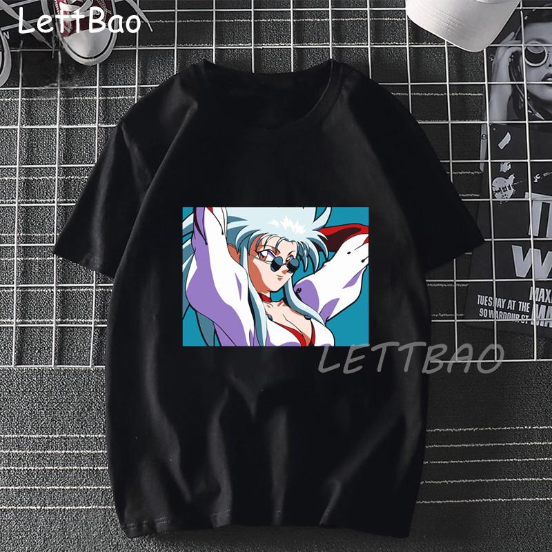 Anime Ryoko Hakubi Tenchi Funny T Shirt Women White Casual Short Sleeve Tshirt O Neck Japanese