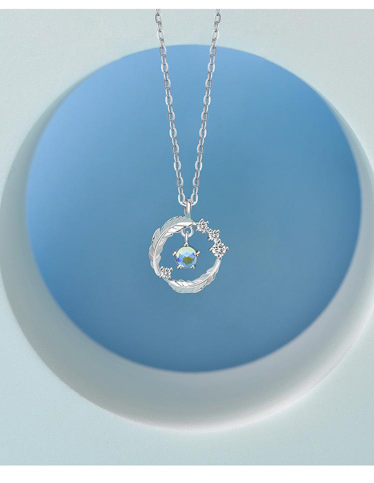 RUI RUI YU, женские ювелирные изделия в корейском стиле, модные свежие бриллиантовые листья, простая цепочка в виде листьев, ключицы, праздничные подарки