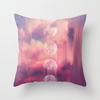 Pink Sky Cloud Peach Leather Velvet Pillowcase Sofa Office Pillow Cushion Cover