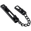 Door Chain Anti Theft Stainless Steel Door Chain Latch Bolt Restrictor Safety Guard with Slide Catch and Hardened Chain