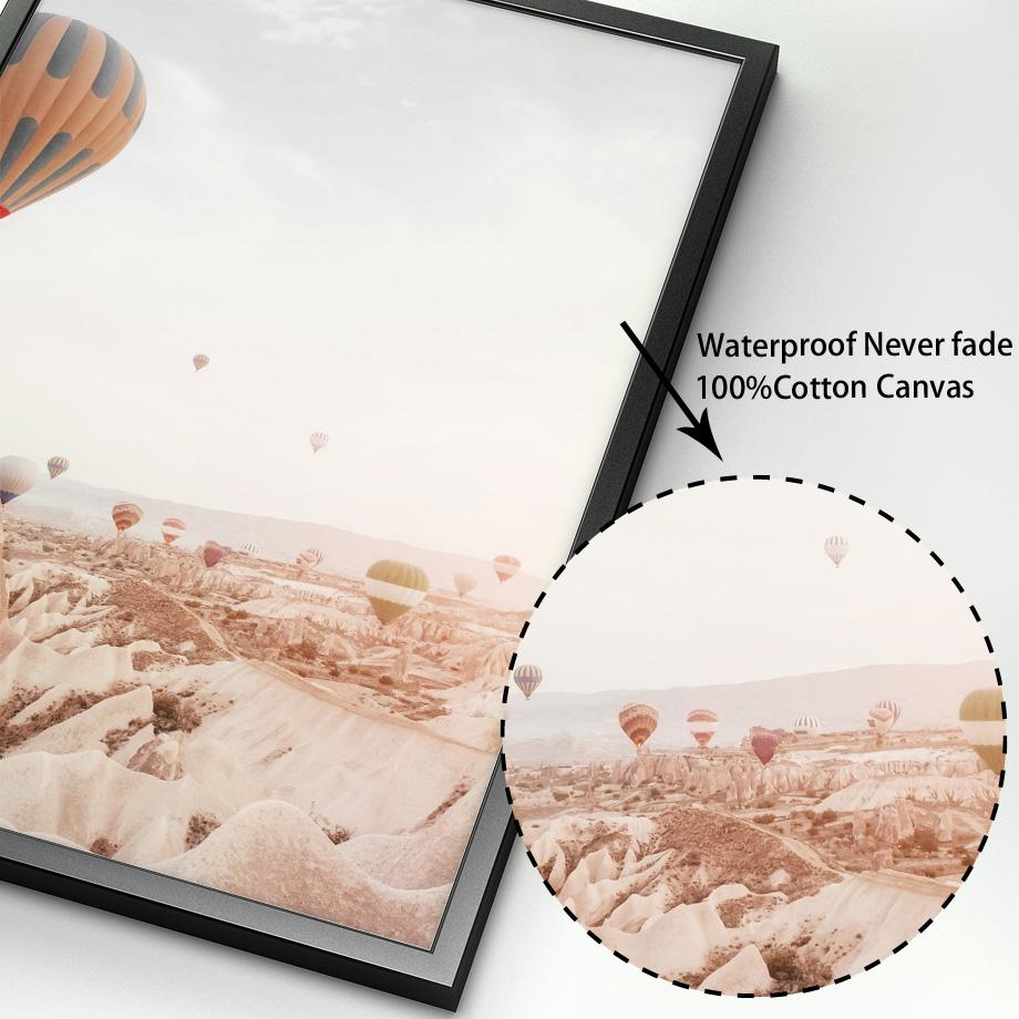 Воздушный шар цветок марокканский дверной фасад Монстера настенная живопись печать на холсте скандинавский плакат Декор фотографии для гостиной