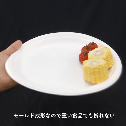 Disposable Disposable Plates, Eco-Friendly and Durable Bagasse Plates, Medium, 50 Plates, Perfect for BBQs, Parties, and Other Uses, Usually Discarded