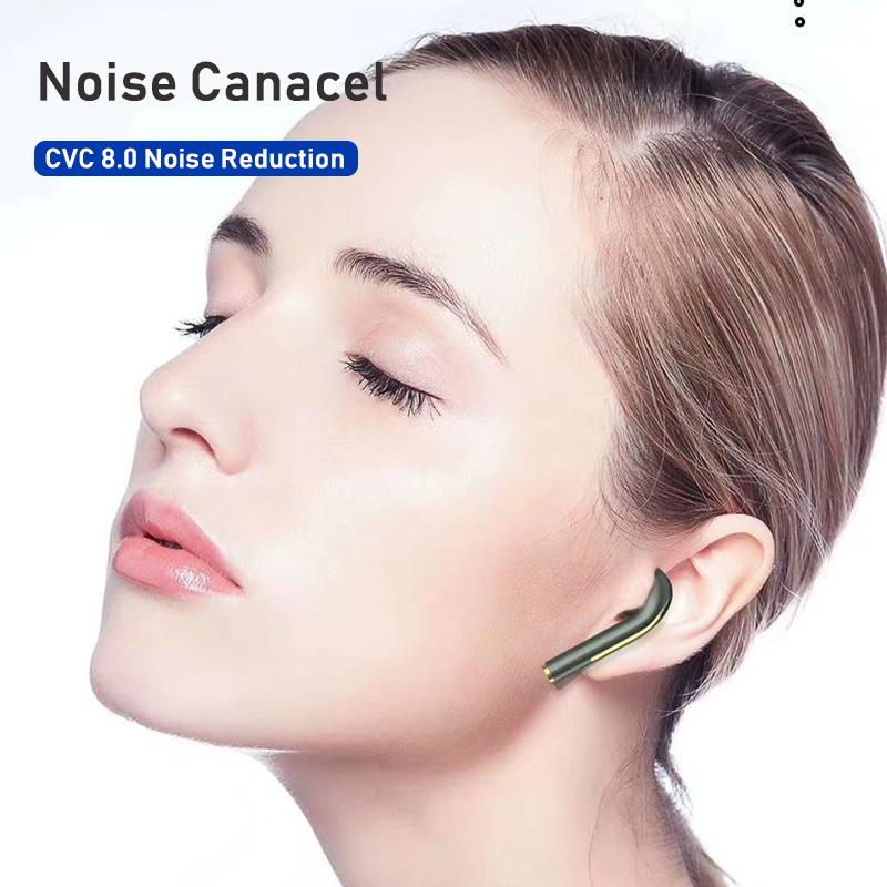 VAORLO J18 TWS Wireless Earphones HiFi Stereo Subwoofer Super Bass With HD Micorphone Headset Noise Cancel Headphone For Iphone Xiaomi Huawei