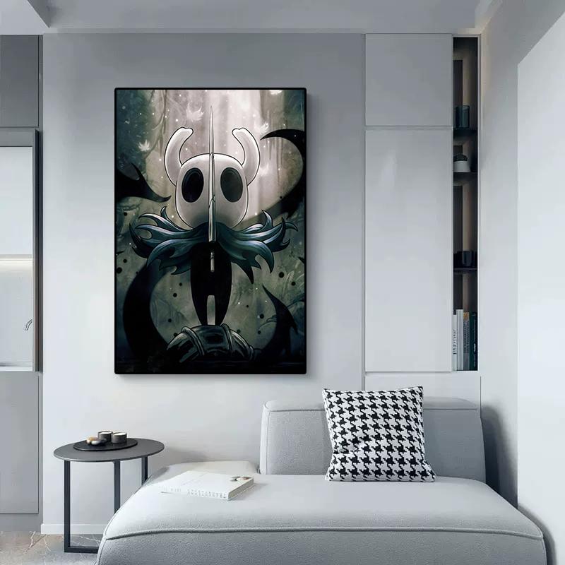 Videogame Hollow Knight Posters Prints Canvas Painting Anime Game Wall Picture For Modern Kids Room Home Decoration