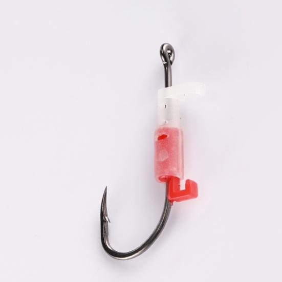 3/5/10/15/20Pcs Luminous Live Duty Glow-in-the-dark Barbed Shrimp Fixing Hook Heavy Fishhook Freshwater Saltwater Catfish
