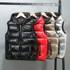 Disposable Glossy Cotton Vest Men's Winter Men's Hooded Cotton Waistcoat Cotton Vest