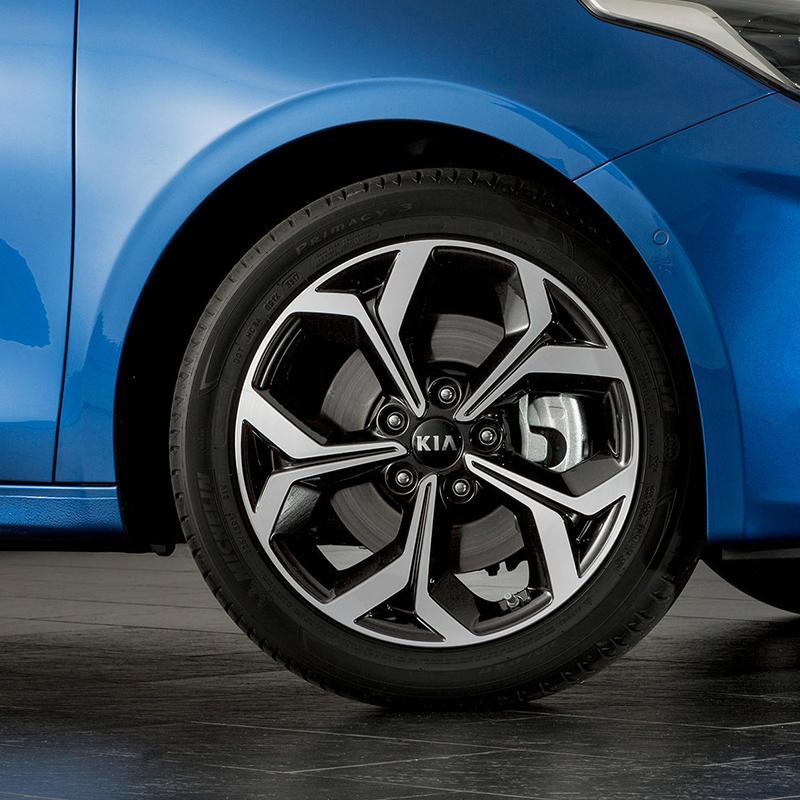 BTQNM1 4Pcs 58mm Car Wheel Center Hub Caps Logo Cover Accessories For KIA K5 K9 Sorento Ceed Sportage Carnival Stinger Forte Niro Caden