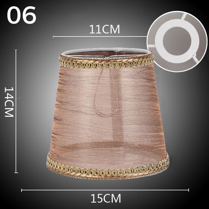 Современный абажур для потолка, прозрачный абажур из текстурированной ткани, прозрачный абажур в виде барабана, потолочный светильник, чехол для домашнего декора