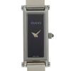 Б/у [GUCCI] Gucci 1500L Нержавеющая сталь Кварцевые Аналоговый дисплей Женские Часы с черным циферблатом