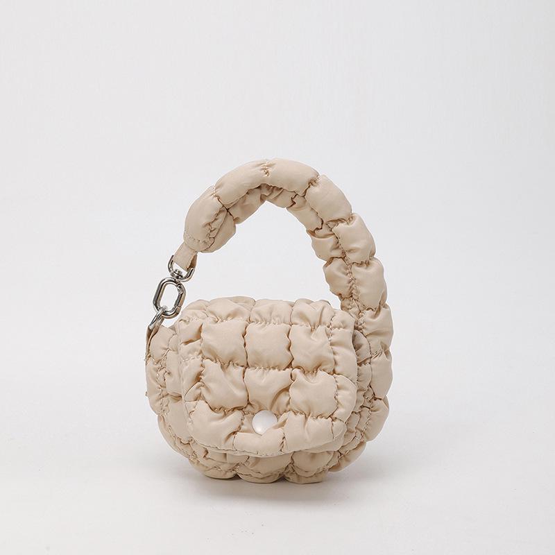 Трендовая плиссированная сумка-облако: Шикарная, Миниатюрная, Универсальная Сумка-Аксессуар в Модном Корейском Стиле