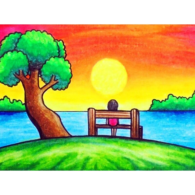 Новый DIY 5D алмазная живопись пейзаж дерево Алмазная вышивка пейзаж вышивка крестом полная круглая дрель домашний декор художественный подарок