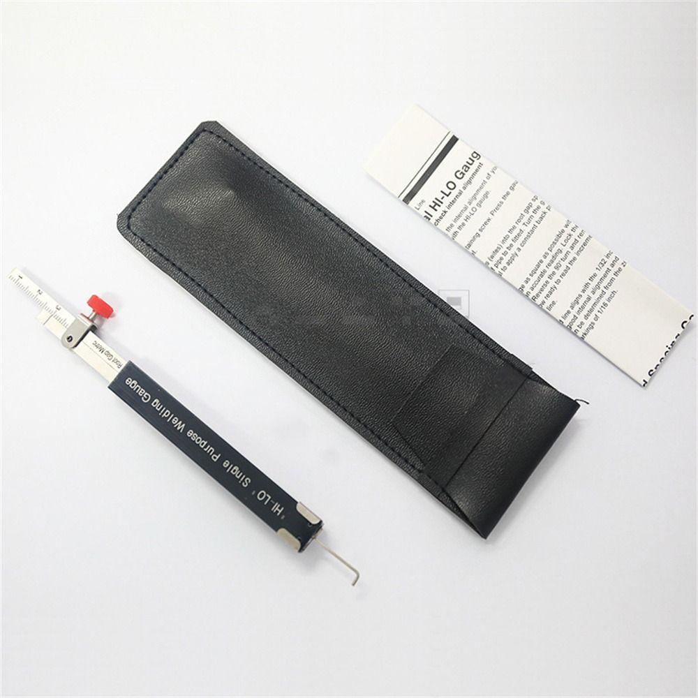 Нержавеющая сталь Hi Lo калибр Одноцелевая сварочная инспекционная шкала Сварочные измерения