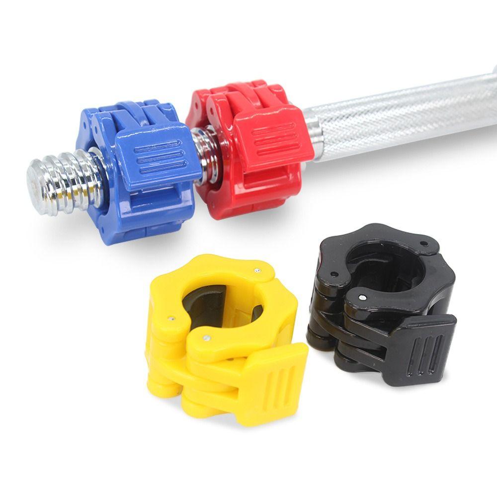 1 пара 25/30 мм фитнес-штанга зажимы быстросъемные хомуты штанга гантели шток фиксатор вращения