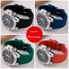 Classic Convex Mouth Silicone Watchband For Casio G-SHOCK Steel Heart GST-B400 Men's Sports Waterproof Rubber Strap Bracelet Accessories