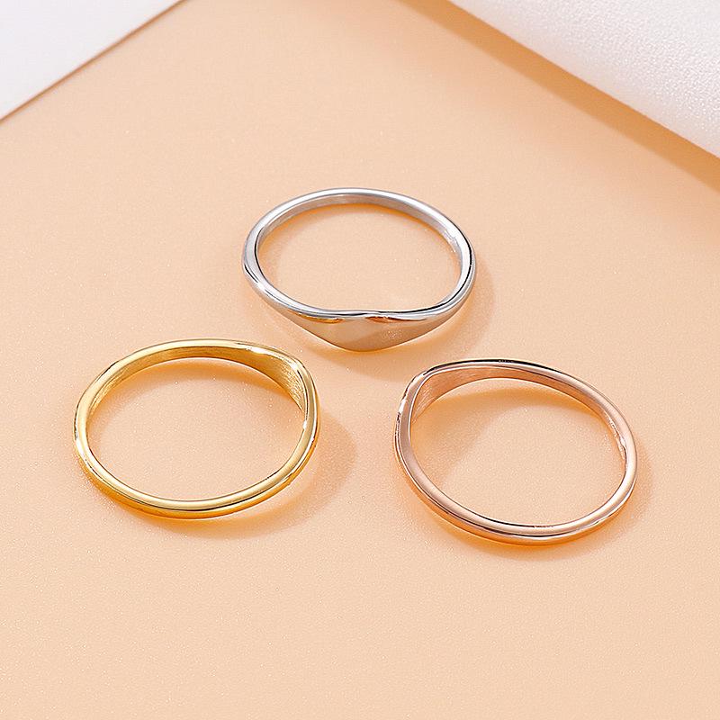 Kalen Jewelry Кольцо на мизинец и ожерелье в стиле ретро из титановой стали для пар