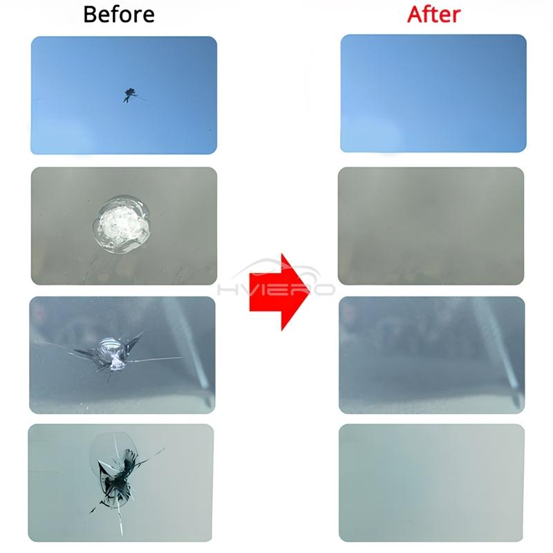 Car Windshield Repair Resin Kit Tools Windscreen Break Scratch Restoration Protective Stickers Glass Cleaner Care No Trace Wash