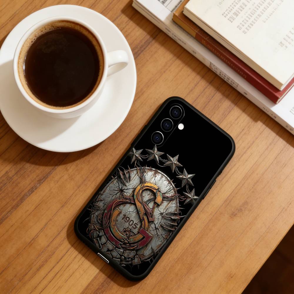 Чехол для телефона G-Galatasaray SK 1905 Edition, черный, силиконовый, мягкий, для Samsung Galaxy A73, A72, A71, A70, A53, A52, A51
