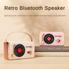 New Retro Bluetooth Speaker Multi Functional Record Player Mini Audio System for Mobile Phones Computers Desktops 5W