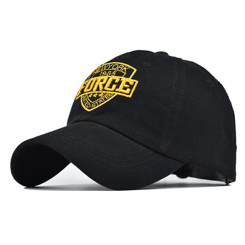 Новая старая кепка FORCE с вышитой большой буквой бейсболка кепка универсальная для отдыха на природе шляпа от солнца