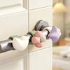 Cute Silicone Door Handle Crash Pad Anti-Impact Wall Protector Safety Bumper For Bedroom Household