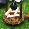Модель Подвесной Котел Кукольные Домики Котел 1:Реалистичная модель подвесных кастрюль в масштабе 1:12 для темы кемпинга