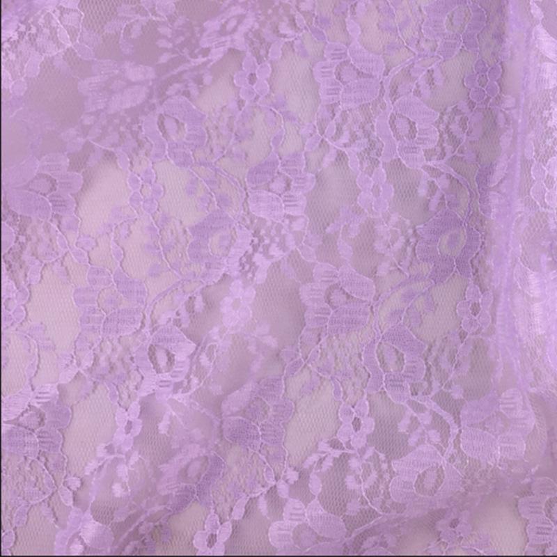 Hot-Selling Non-Elastic Polyester Hollow Flower Lace Mesh Fabric for Fashionable Wedding Dresses and Lingerie