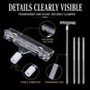 5Pcs with Sticks Photo Display Clips Plastic Photo Booth Props Card Holder Clips  Photography