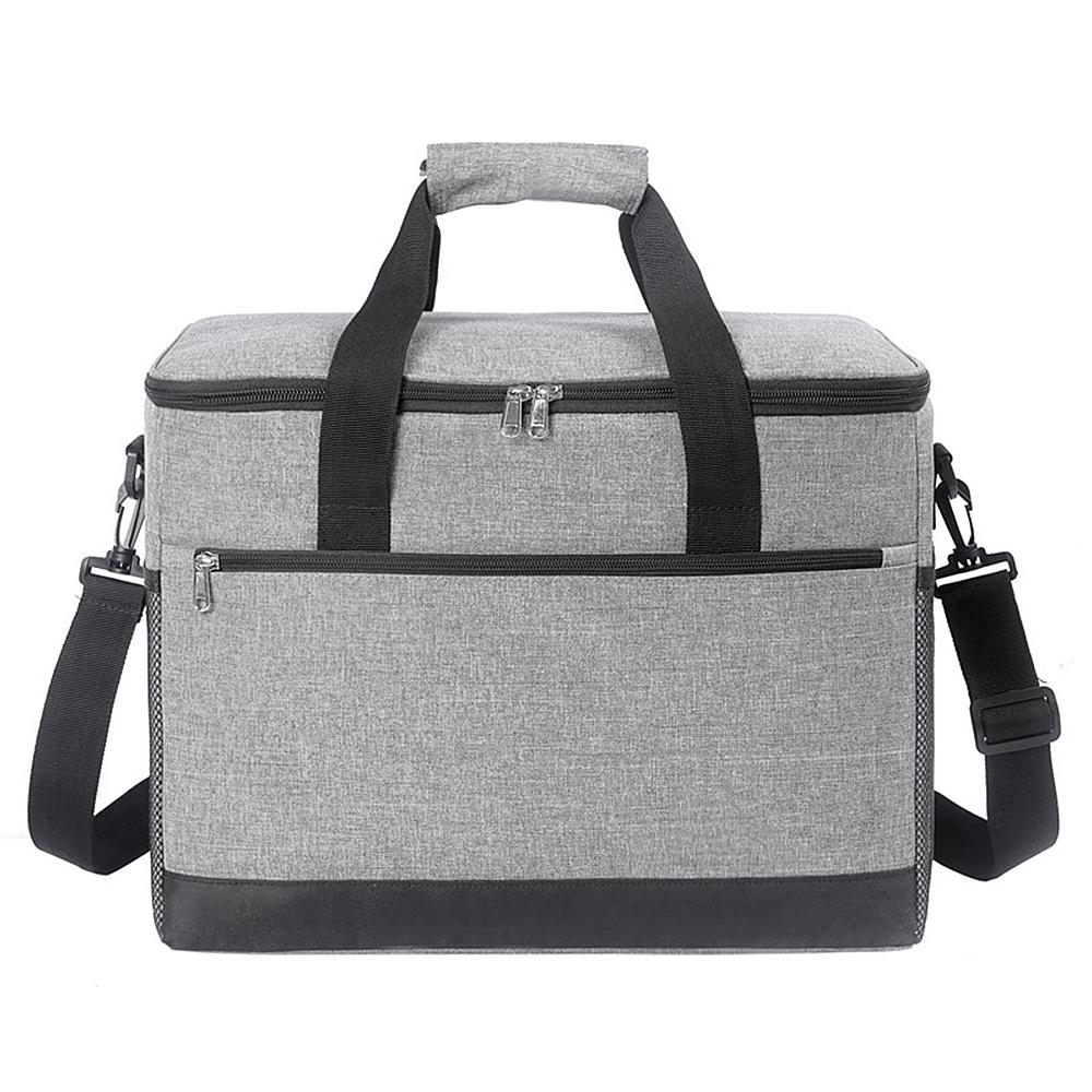 30L Insulated Cooler Bag Leakproof Lunch Cooler Tote Shoulder Bag for Picnic Beach Trip Camping