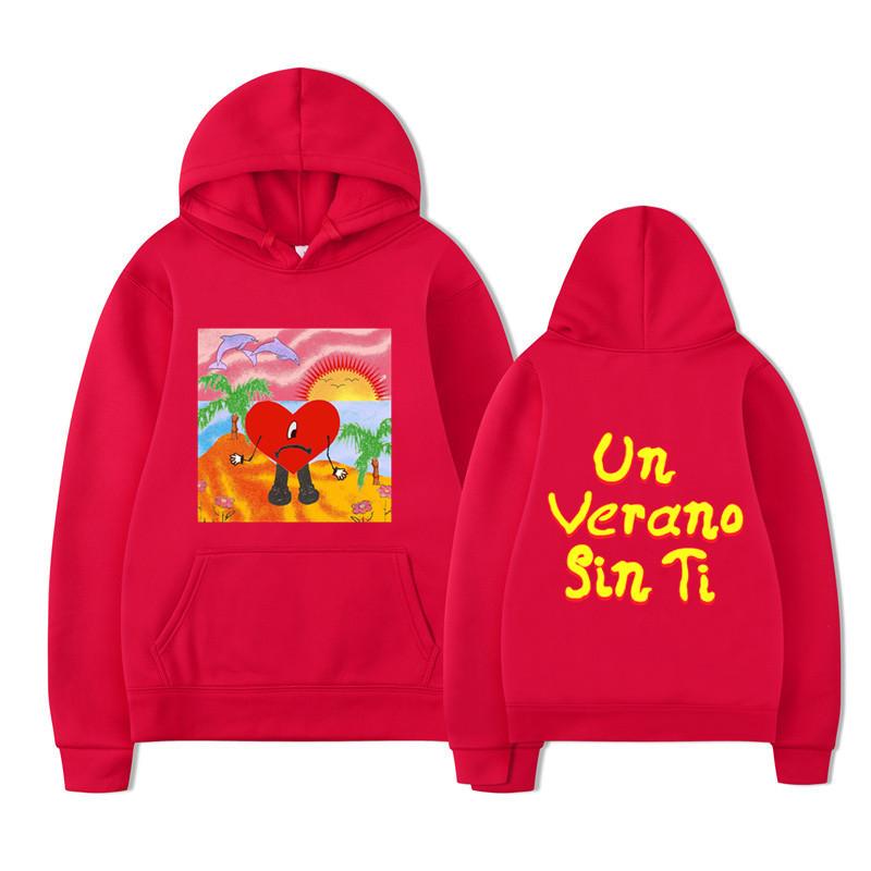 Year Un Verano Sin Ti Bad Bunny New Album Hoodie Hooded Men'S And Women'S Sweaters