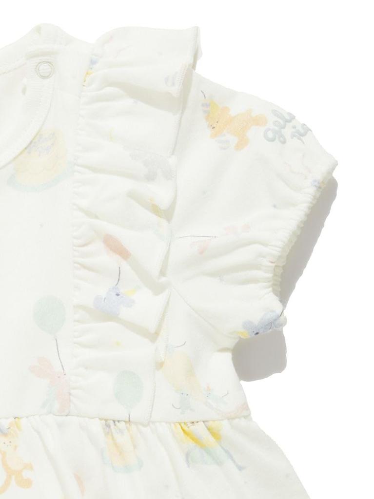 Комбинезон с юбилейным принтом BABY лимитированной серии PBCO252496 OWHT 70 [Gelato Pique]