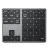 iClever KP10 Numeric Keypad, Bluetooth 5.1, Multi-Pairing, Metal Construction, Numlock Link, Connects Up To Two Devices, Type-C Rechargeable,