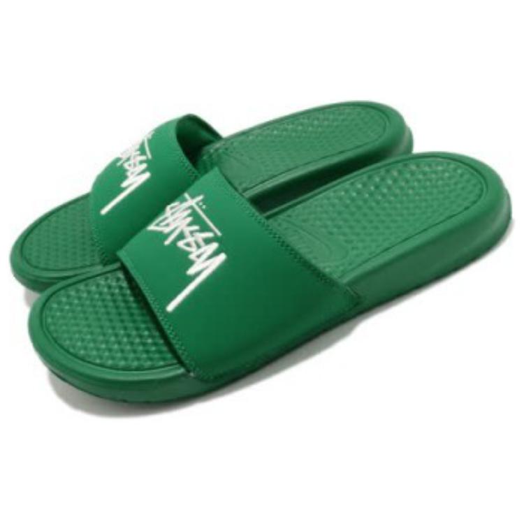 Nike Шлепанцы Benassi Stussy Сосново-зеленый Парус DC5239-300