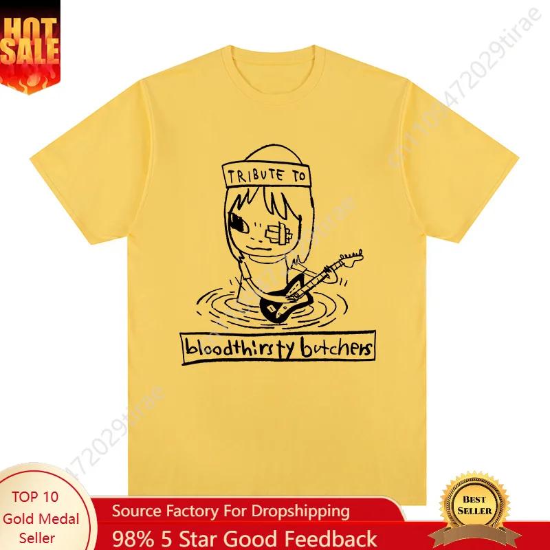 Yoshitomo Nara rock guitar tshirt Cotton Unisex T shirt New TEE TSHIRT Unisexs tops