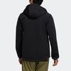 Adidas Куртка Softshell с капюшоном на флисовой подкладке Мужская верхняя одежда Черный H13799