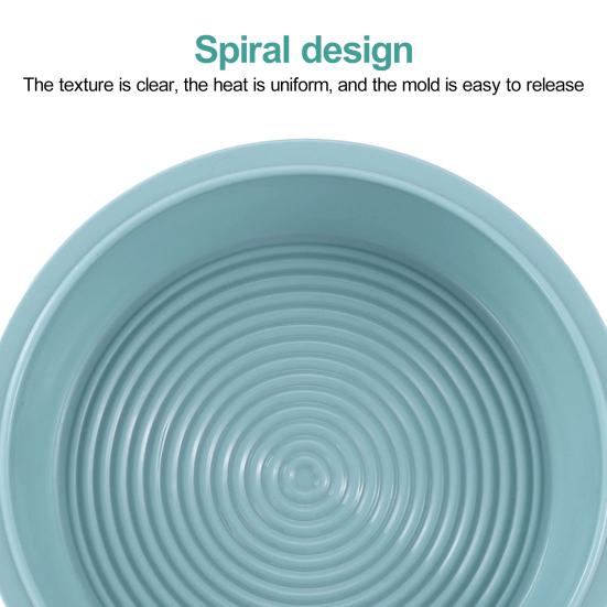 Круглая форма для торта, силиконовая форма для выпечки с ручкой, пищевая категория, не содержащая BPA, термостойкая многоразовая микроволновая печь, безопасная форма для сырного торта